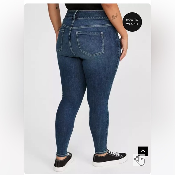 Torrid Jeggings, size 18 - Picture 3 of 8